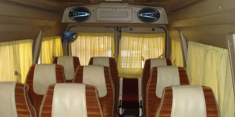 18 Seater AC Luxury Force Traveller - Bhubaneswar Cab Rental